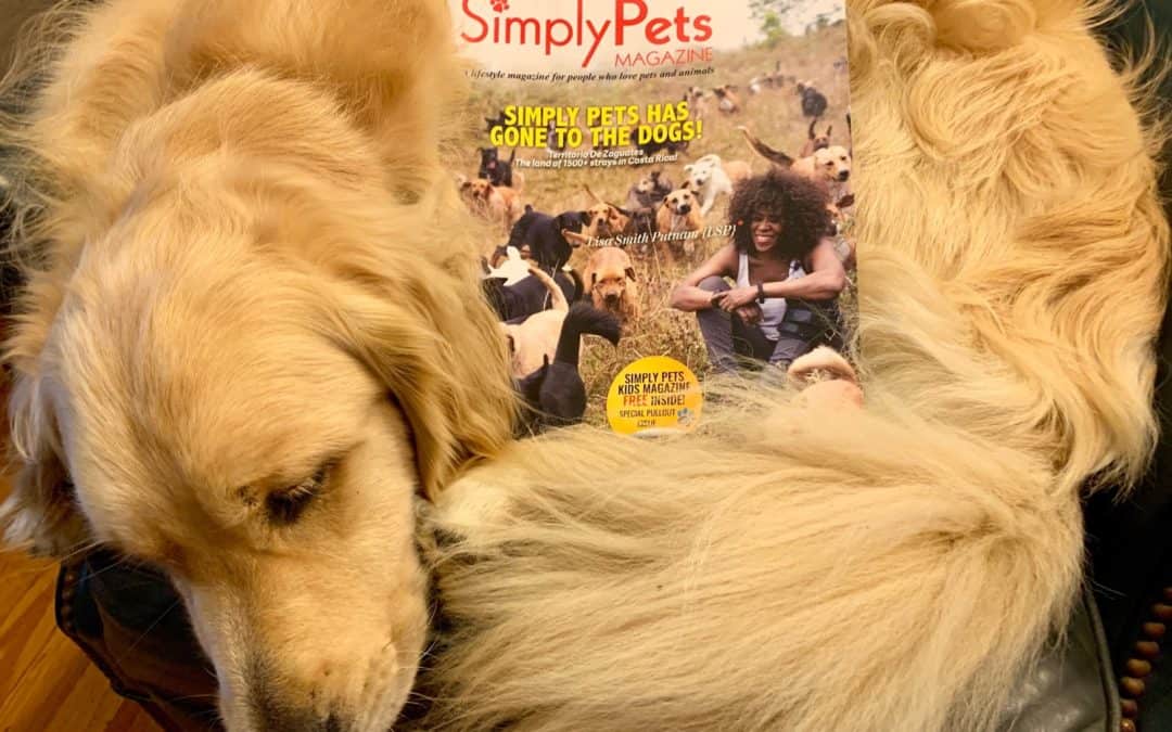 Petey Curls Up with a Great Magazine